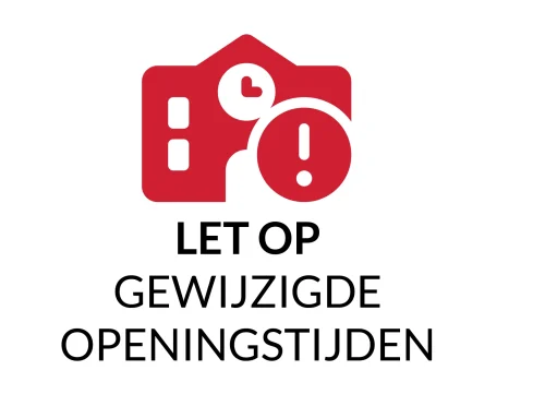 Gewijzigde openingstijden